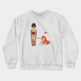 cute Japanese shiba inu lover Artwork design Crewneck Sweatshirt